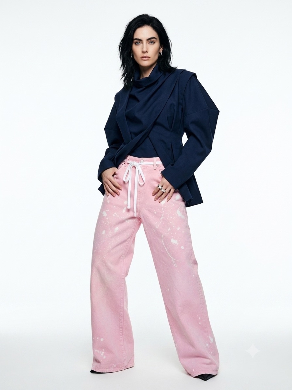 Denim forum aritzia 90’s wide leg baggy jeans